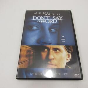 Don't Say A Word DVD Michael Douglas, Sean‎ Bean, Brittany Murphy 2001 Movie